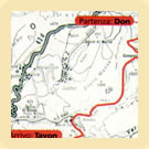 Cartina Canyon di S. Romedio