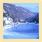 Il lago di Smeraldo in inverno