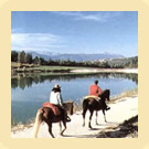 A cavallo ai laghi di Coredo