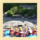Rafting sul torrente Noce